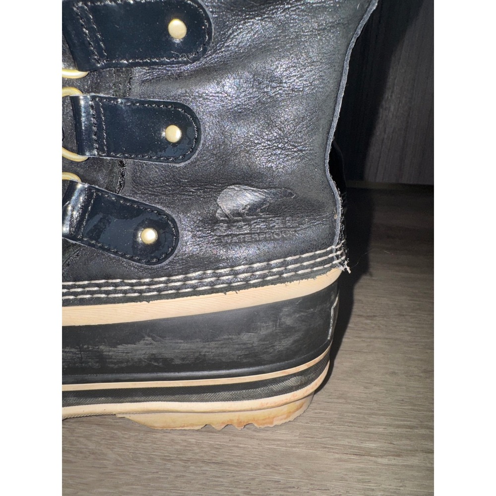 Sorel Women's Black Sherpa Snow Boots, Size 5.5 - Picture 7 of 7